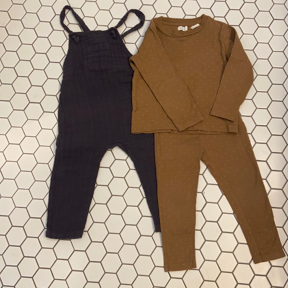 Jamie Kay Overalls and pajama set
